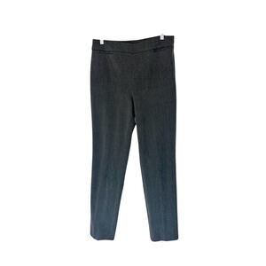 Talbots High Waist Straight Pant Gray Office Work Career Trousers Size 8